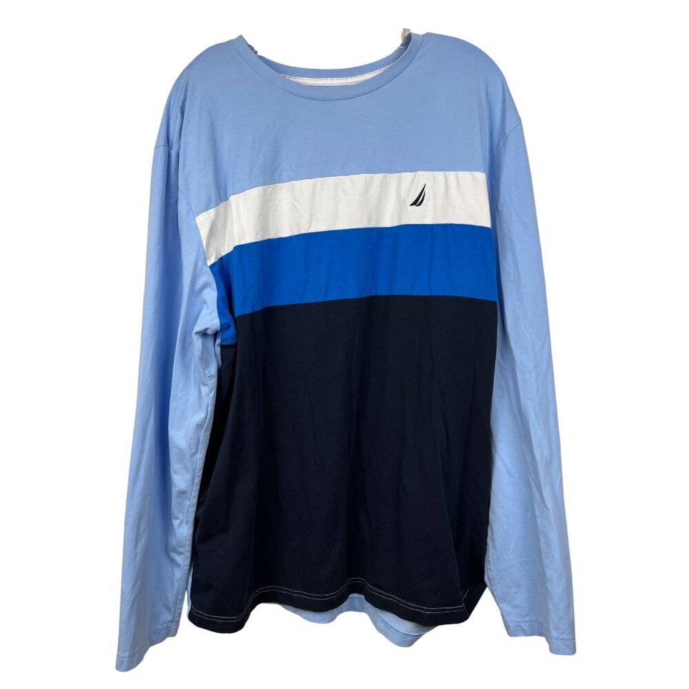 Nautica Color Block Tee Size 2XL